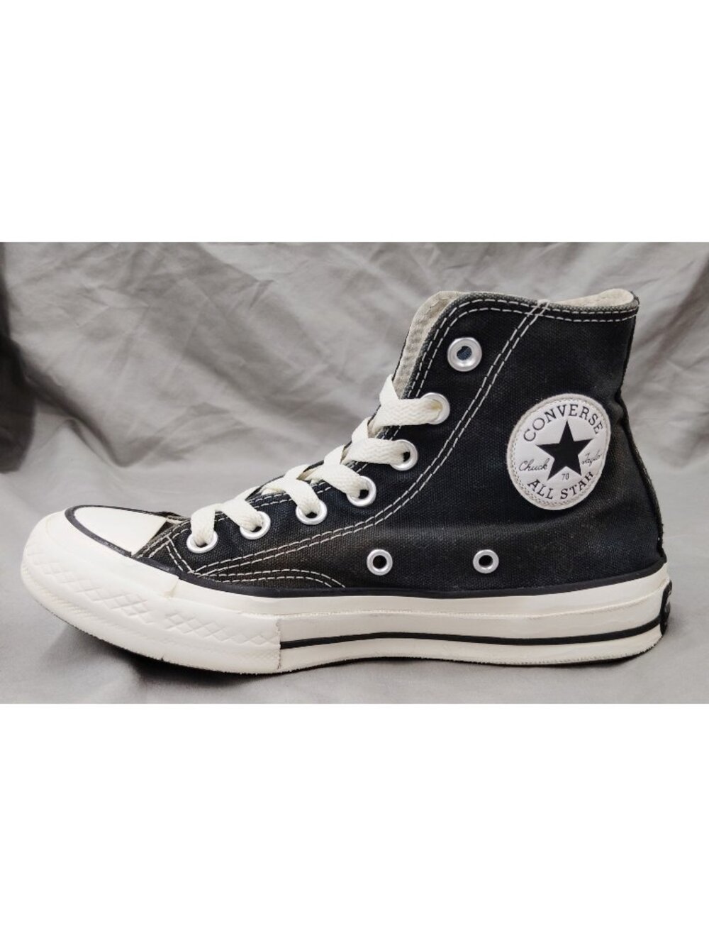 Converse Chuck 70 162050C Black High Top Mens 3 Womens 5 Canvas Sneakers